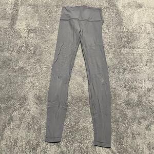 Lululemon Leggings Womens 6 Align High Rise 28” Leggings Pants W5BOBS Gray **